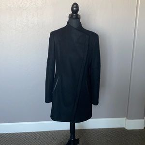 Black Calvin Klein pea coat